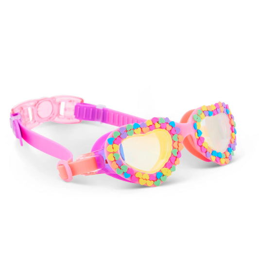 Bling2o Be True Pink Candy Heart Kids' Swim Goggles