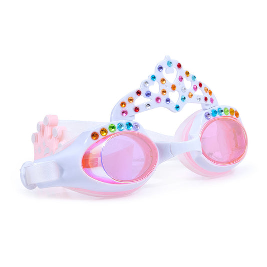 Bling2o Princess Crown Daisy White Swim Goggles