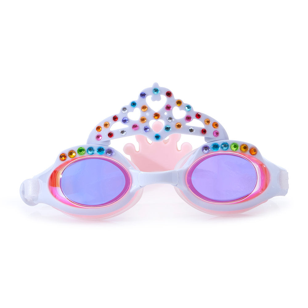 Bling2o Princess Crown Daisy White Swim Goggles