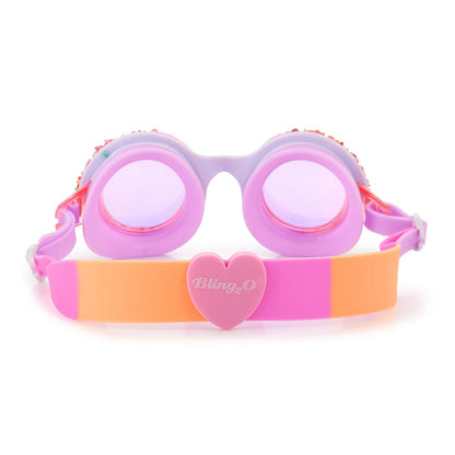Bling2o Pink Berry Cupcake Sprinkles Swim Goggles for Kids
