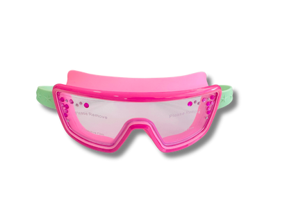 Bling2o Soiree Strawberry Glam, Anti Fog, No Leak, Non Slip and UV Protection Kids Swim Goggles