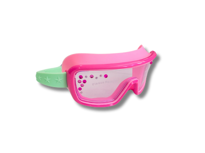 Bling2o Soiree Strawberry Glam, Anti Fog, No Leak, Non Slip and UV Protection Kids Swim Goggles