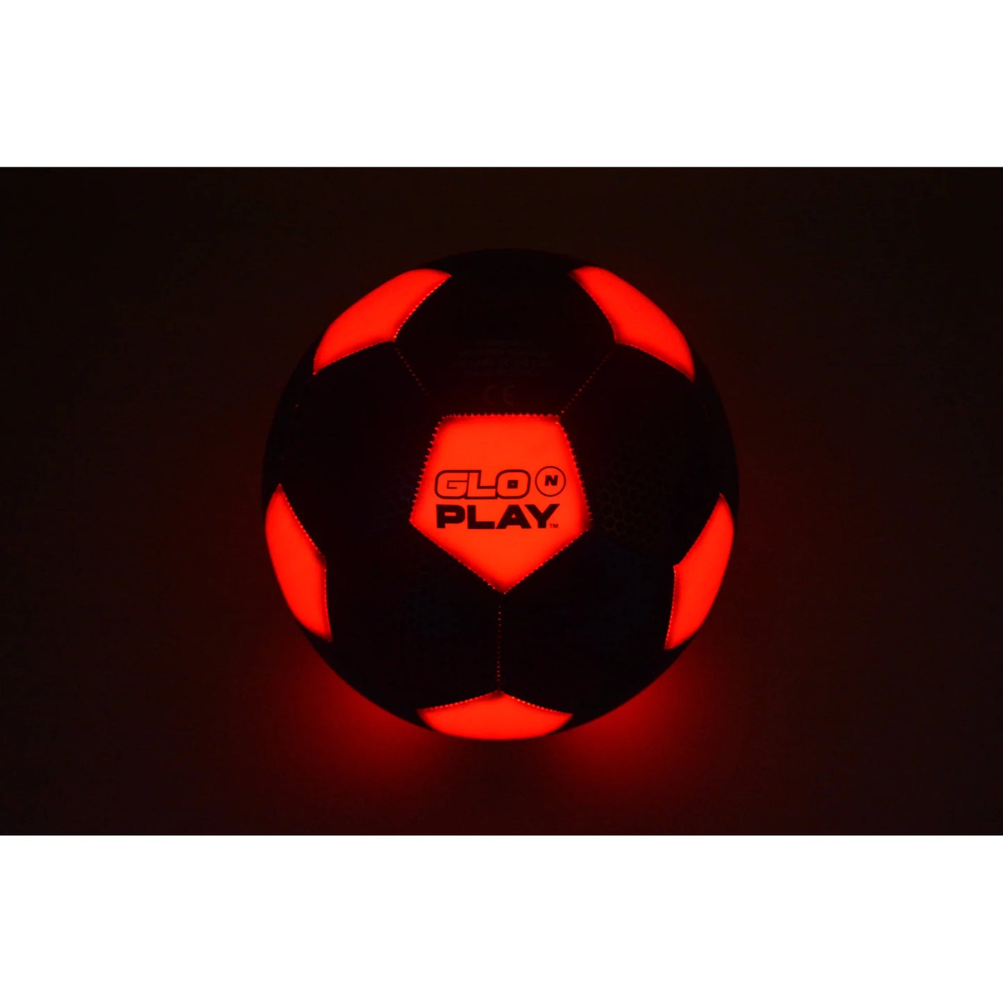 Glo N Play™ LED USB-C Rechargeable Light Up Holographic Football Size 5 (Pump Included)