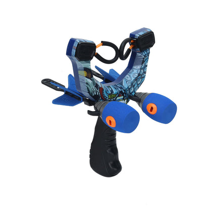 Zing Hyper Strike Zing Shot Power Launcher Set 50ft High-Velocity Whistle Blaster, Fast-Load Bungee Action, Precision Shooting Toy for Teens Ages 14+