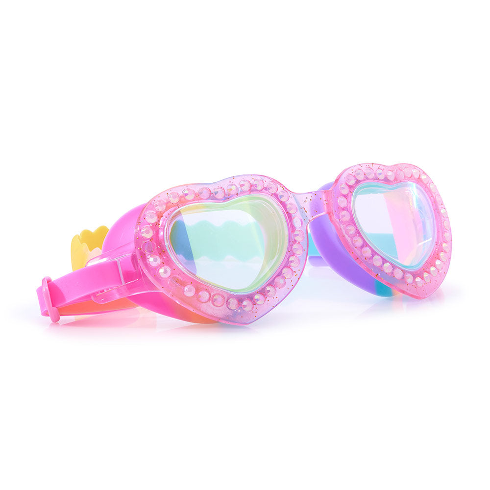 Bling2o Love Ya Pink, Anti Fog, No Leak, Non Slip and UV Protection Swim Goggles for Kids