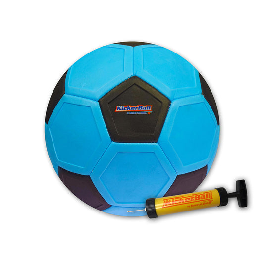 Kickerball Curve and Swerve Soccer Ball/Football Toy - Blue