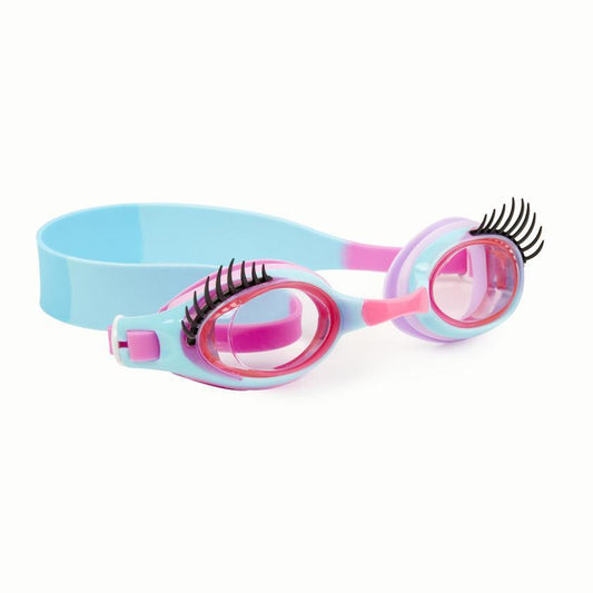 Bling2o Glam Lash - Periwinkle Blue Swim Goggles for Kids