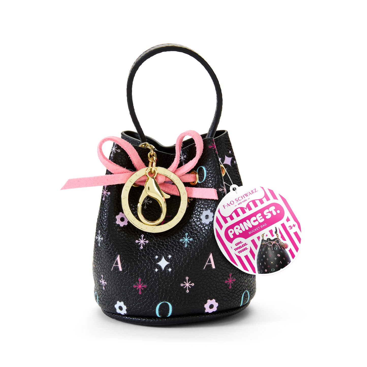 FAO Schwarz® Mini Prince St. Bucket Bag Keychain
