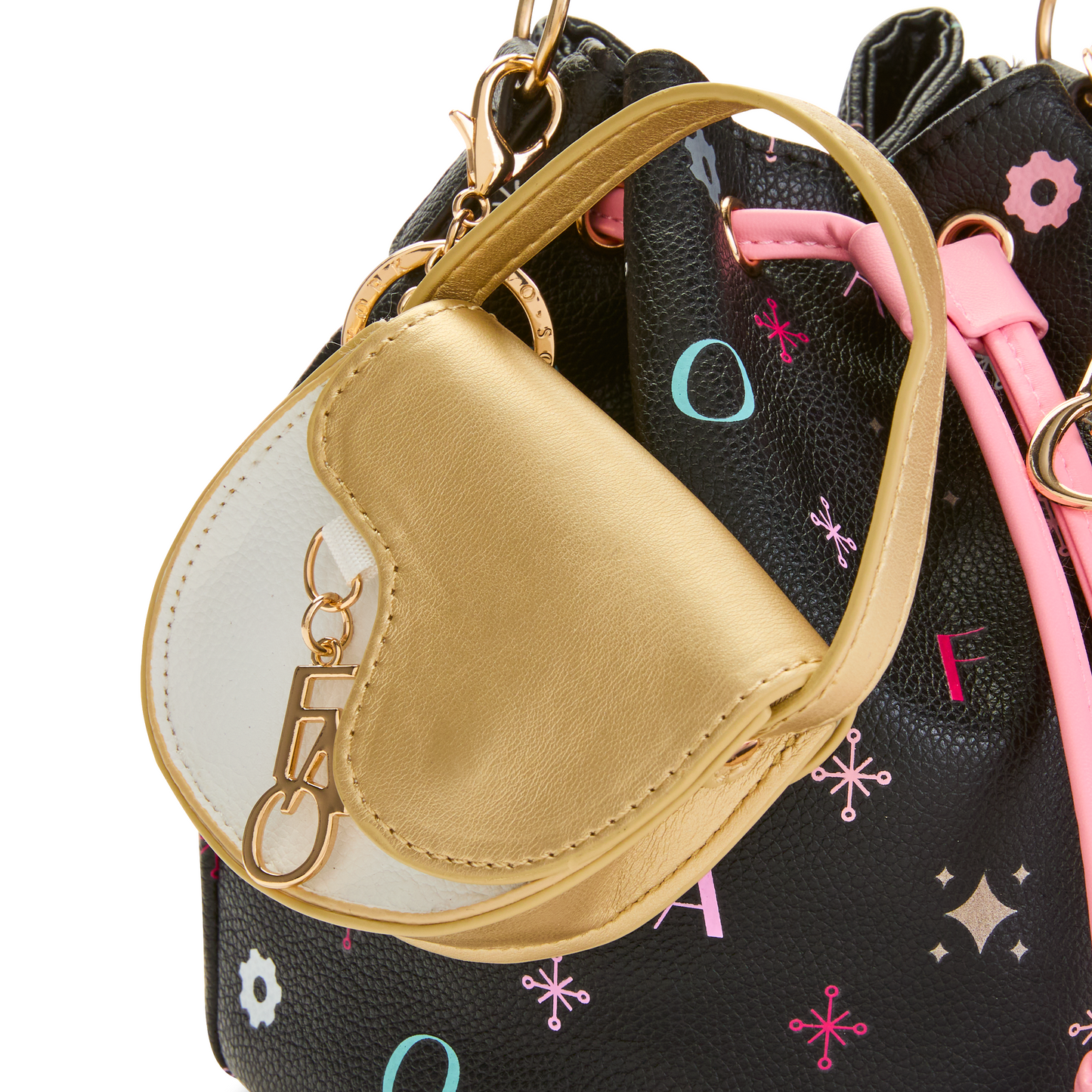 FAO Schwarz® Mini Spring St. Saddle Bag Keychain