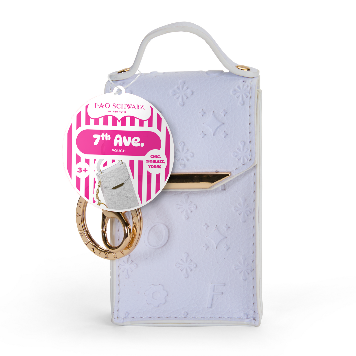 FAO Schwarz® Mini Rockefeller Top Handle Tote Keychain