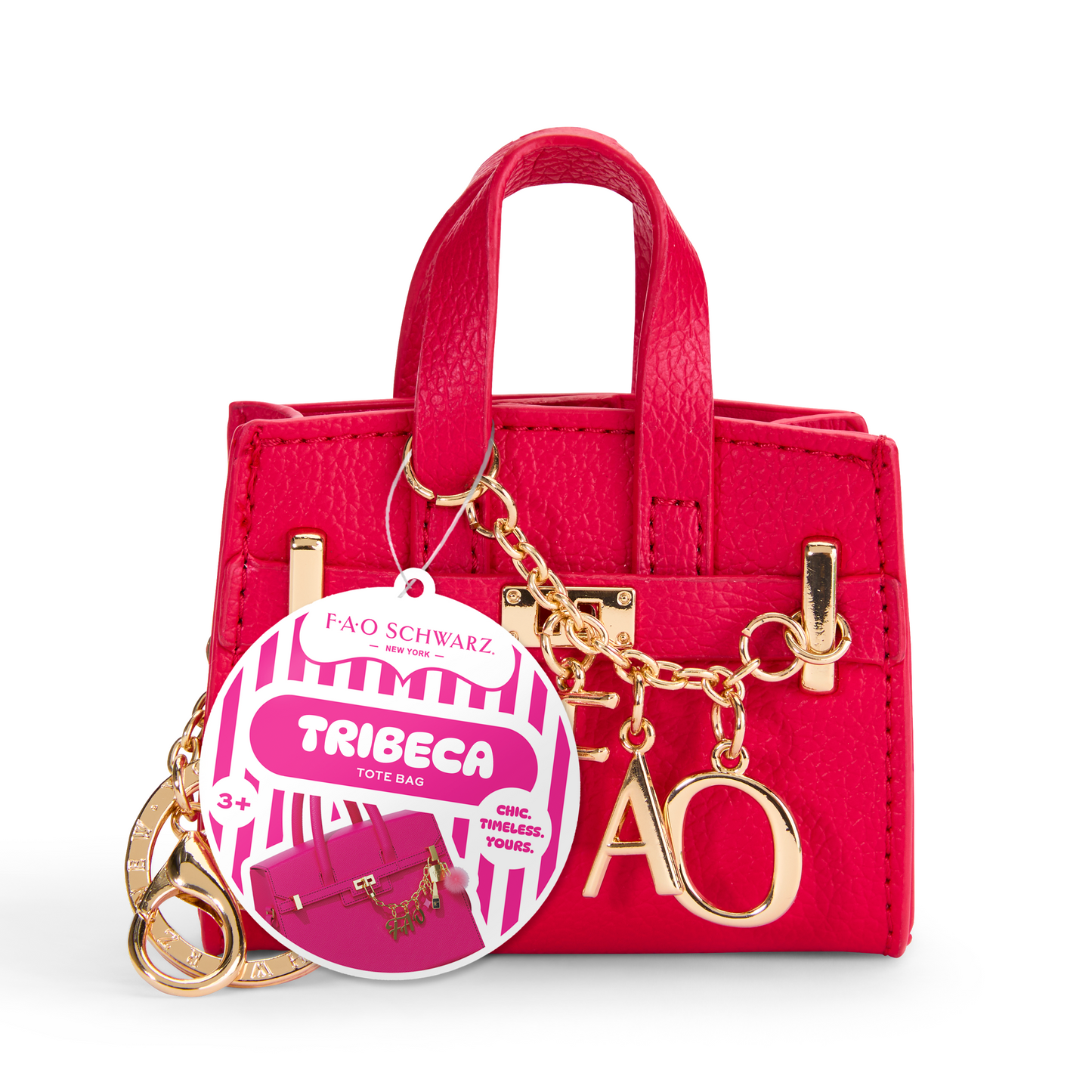 FAO Schwarz® Mini Tribeca Tote Bag Keychain