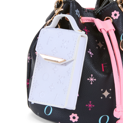 FAO Schwarz® Mini Rockefeller Top Handle Tote Keychain