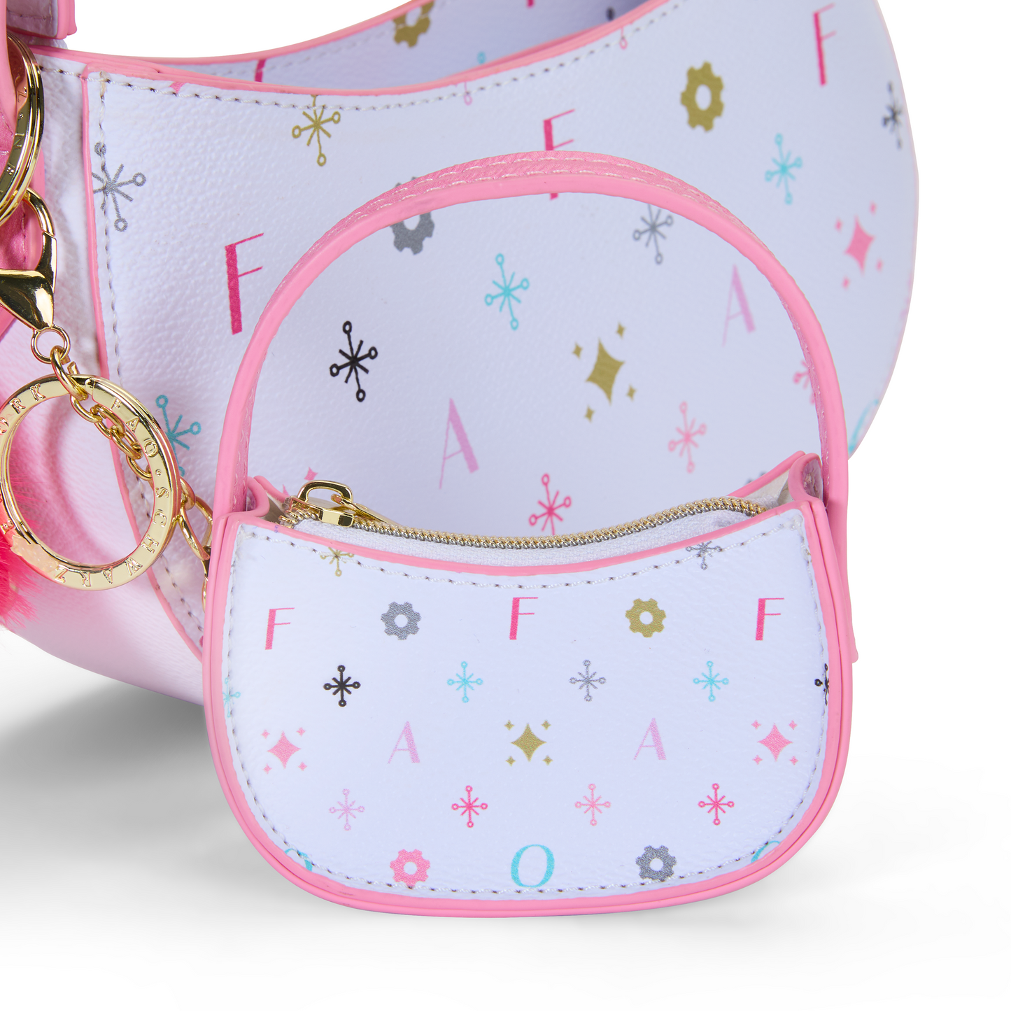 FAO Schwarz® Mini Chelsea Flap Bag Keychain