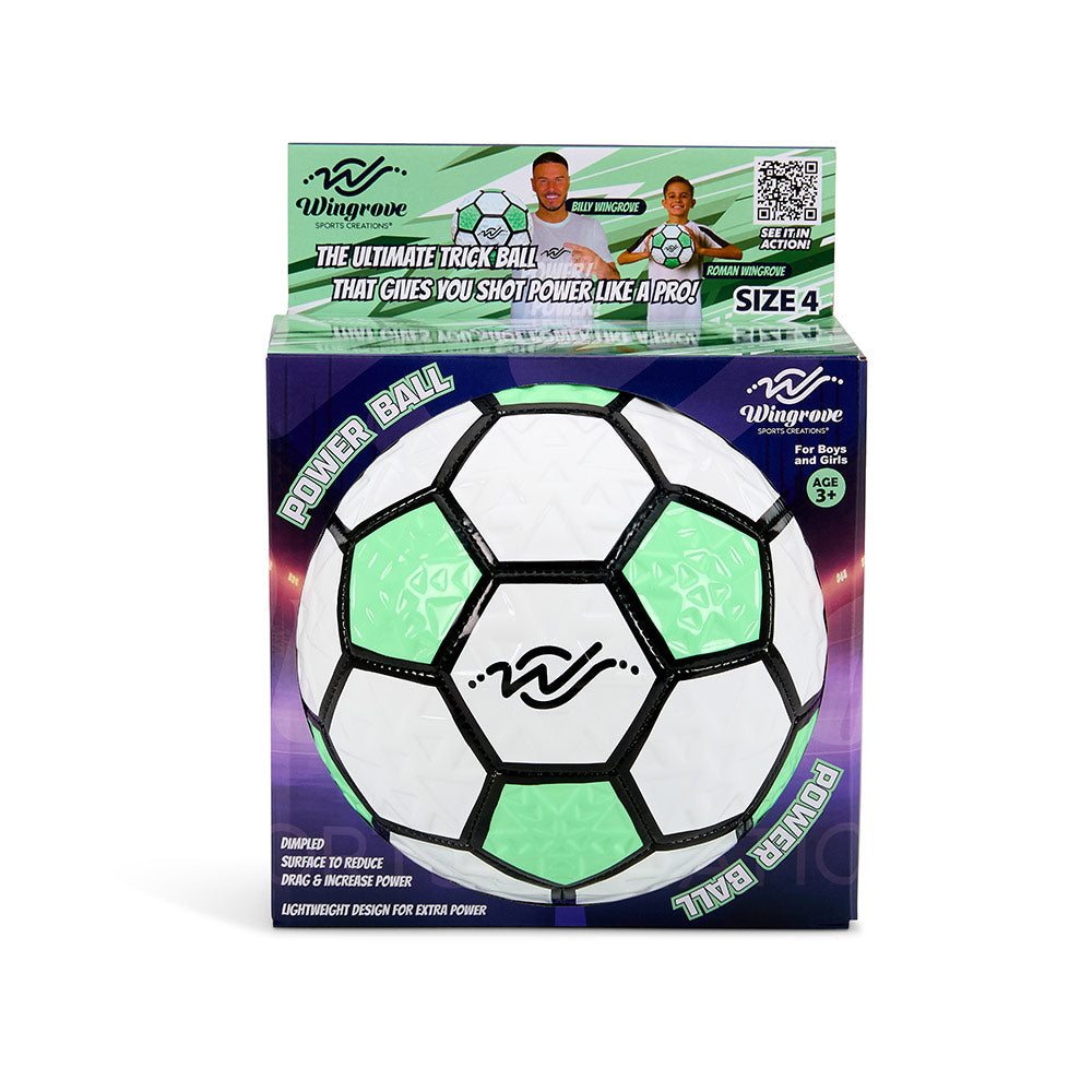 Wingrove Sports Creations Power Ball Football – Size 4 Lightweight Trick & Skills Ball for Kids and Teens