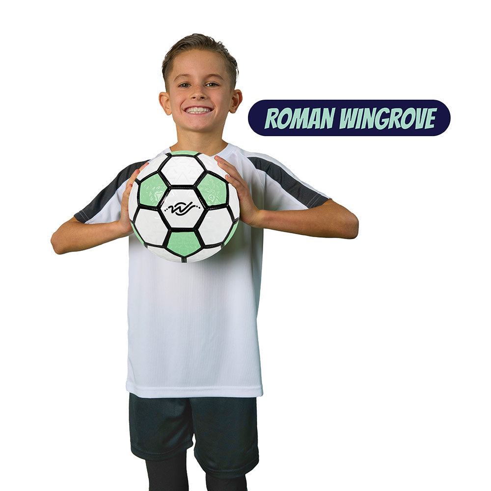 Wingrove Sports Creations Power Ball Football – Size 4 Lightweight Trick & Skills Ball for Kids and Teens