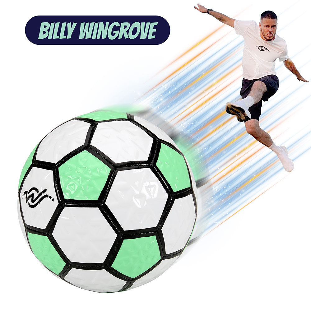 Wingrove Sports Creations Power Ball Football – Size 4 Lightweight Trick & Skills Ball for Kids and Teens