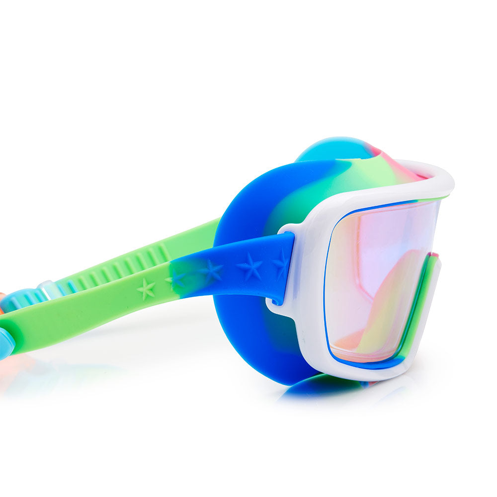 Bling2o Gadget Green Prismatic Swim Goggles for Kids