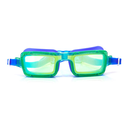 Bling2o Retro Sea Breeze Anti Fog, No Leak, Non Slip and UV Protection Kids' Swim Goggles