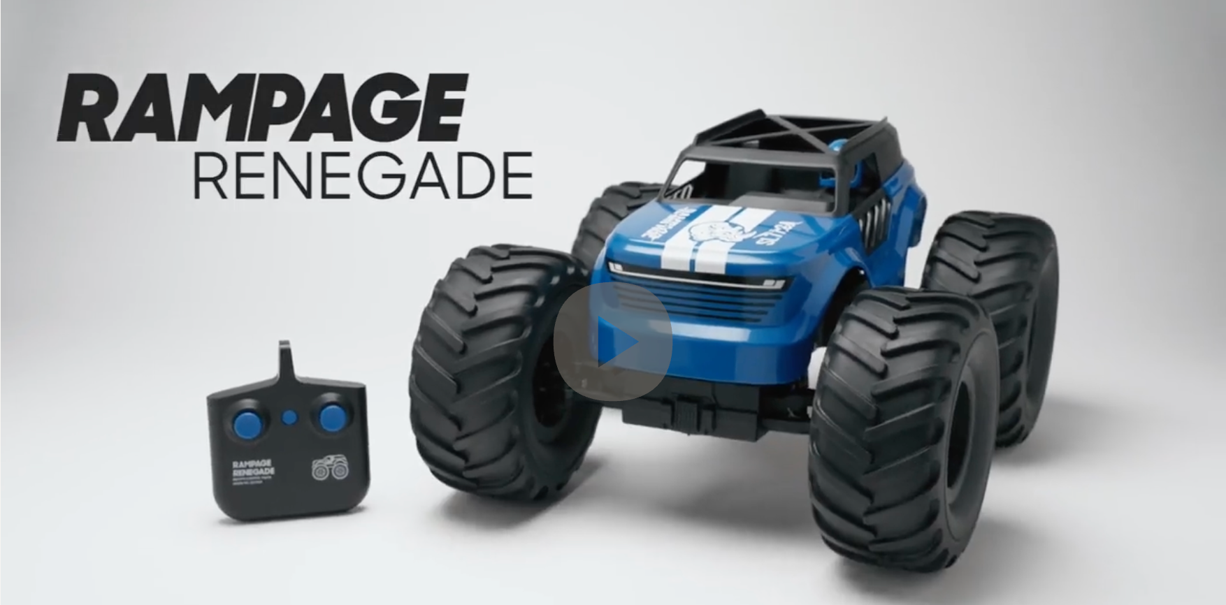 Load video: Sharper Image Rampage Renegade Remote Control Car