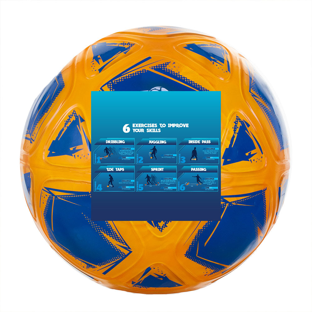 KickerBall Soccer Ball, Trick Ball that Curves and Swerves, Blue, As Seen  on TV 