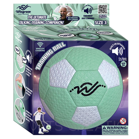 Wingrove Sports Creations Size 3 Training Ball Football with Interactive Voice Command