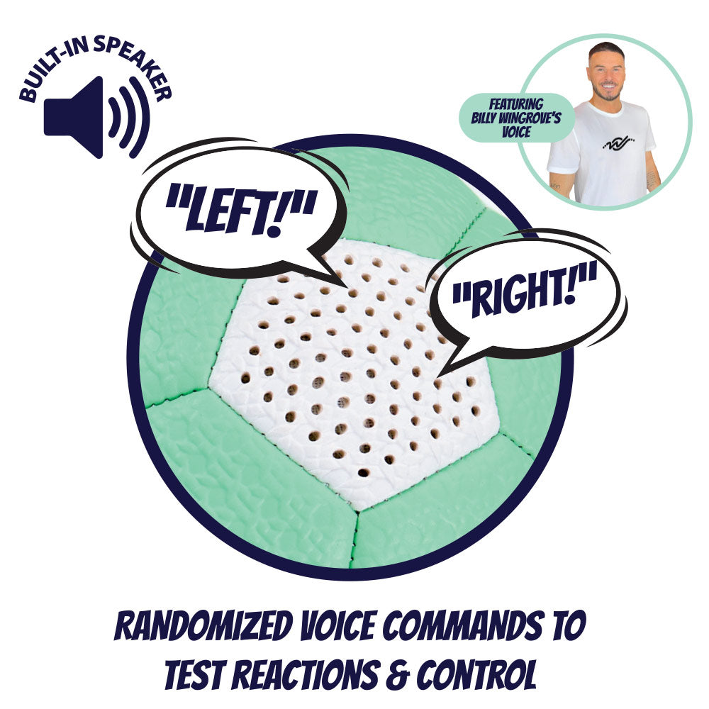 Wingrove Sports Creations Size 3 Training Ball Football with Interactive Voice Command