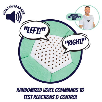 Wingrove Sports Creations Size 3 Training Ball Football with Interactive Voice Command