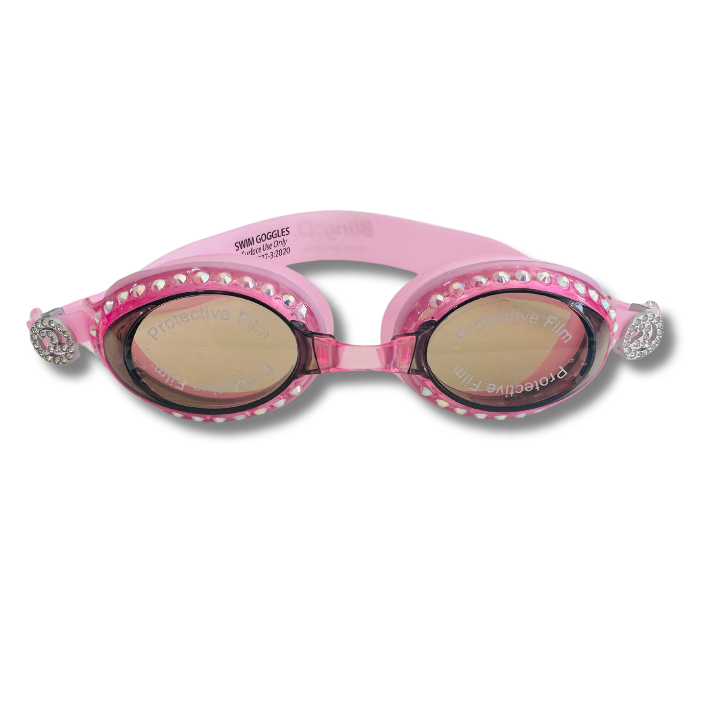 Bling2o Peaceful Pink Tranquility, Anti Fog, No Leak, Non Slip and UV Protection Kids Swim Goggles