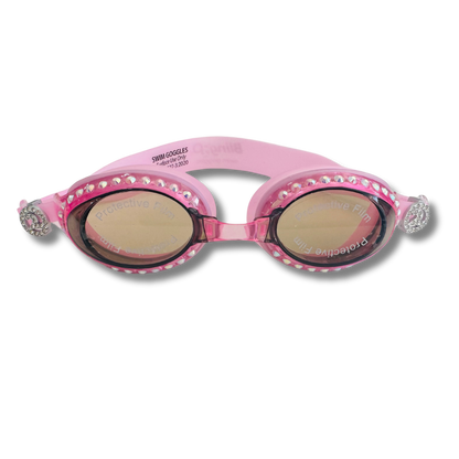 Bling2o Peaceful Pink Tranquility, Anti Fog, No Leak, Non Slip and UV Protection Kids Swim Goggles