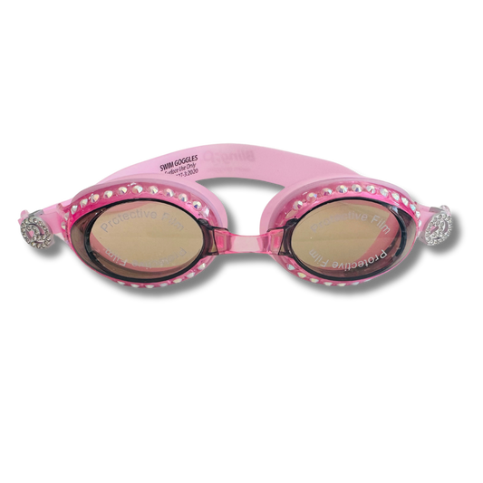 Bling2o Peaceful Pink Tranquility, Anti Fog, No Leak, Non Slip and UV Protection Kids Swim Goggles