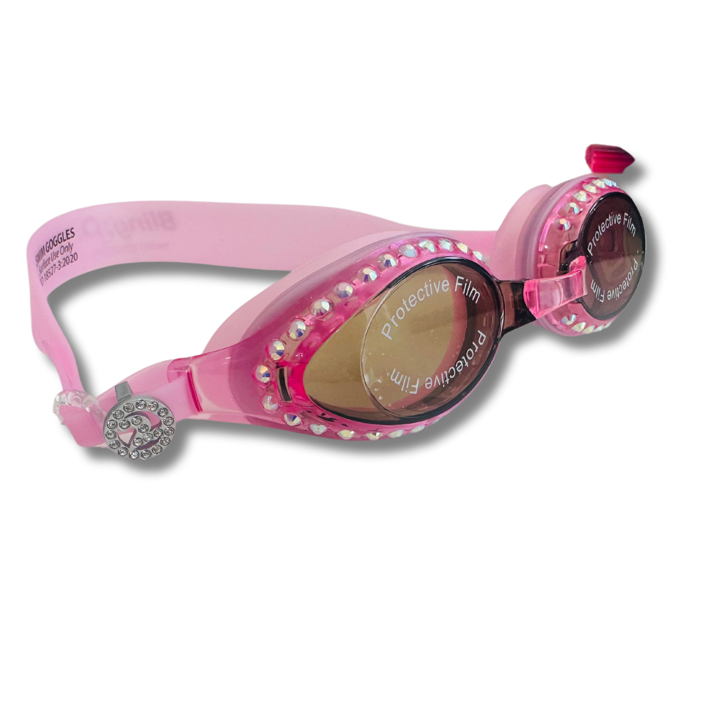 Bling2o Peaceful Pink Tranquility, Anti Fog, No Leak, Non Slip and UV Protection Kids Swim Goggles