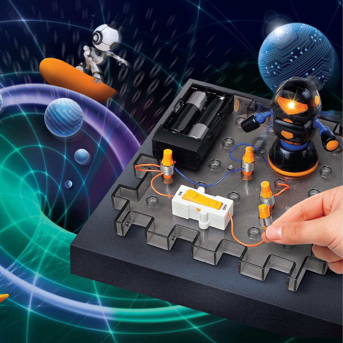 Discovery Mindblown Toy Circuitry Action Experiment Set - Robot Spinner