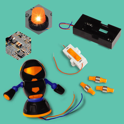 Discovery Mindblown Toy Circuitry Action Experiment Set - Robot Spinner
