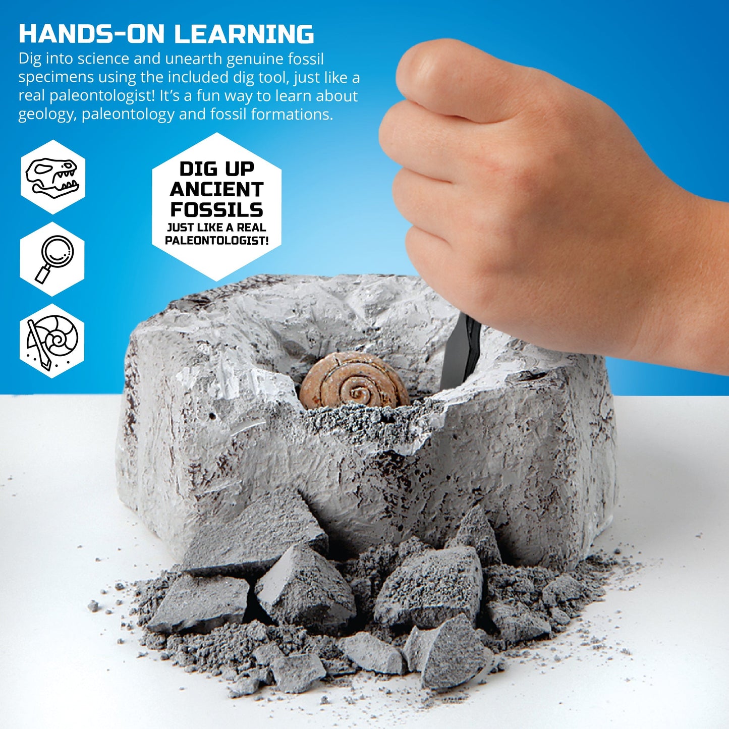 Discovery Mindblown Fossil Unearthed 2-Pack Mini Excavation Kit