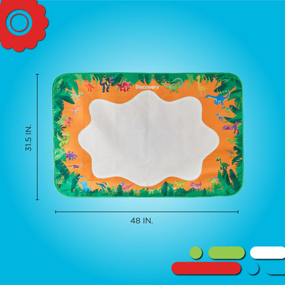 Discovery Kids Dino Doodles Jumbo Aquatic Drawing Art Mat