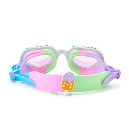 U Rock Rainbow Kids Swim Goggles – Anti-Fog, UV Protection, No Leak, Latex-Free Silicone, Colourful with Hard Case, Ages 8+