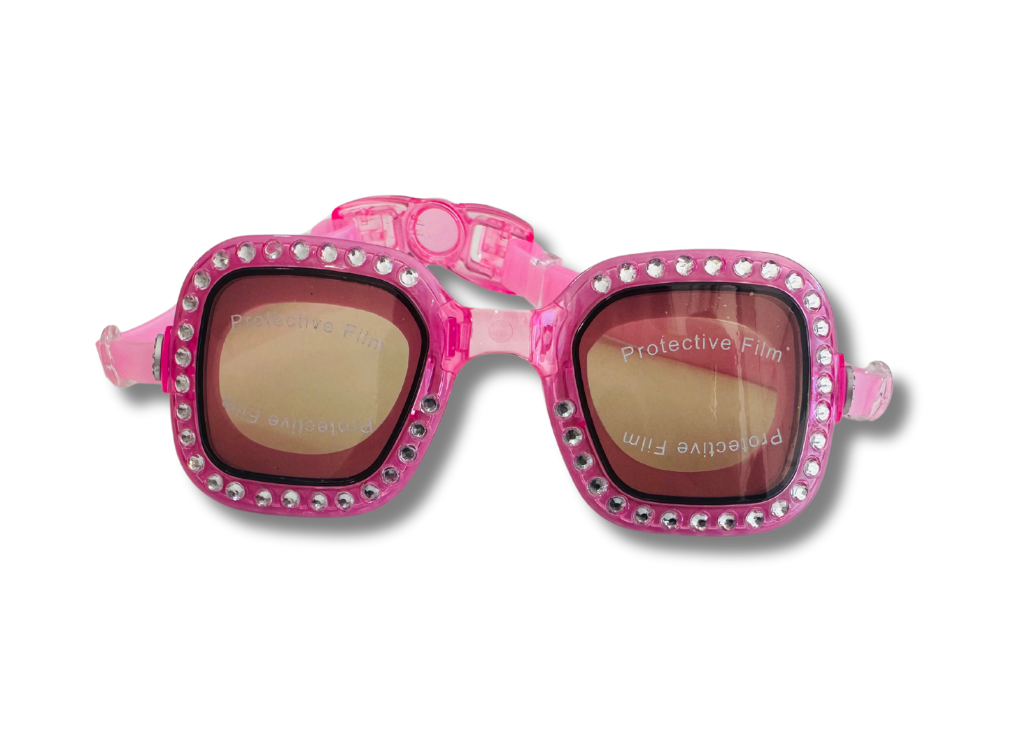 Bling2o Piazza Pink Vibrancy, Anti Fog, No Leak, Non Slip and UV Protection Kids Swim Goggles