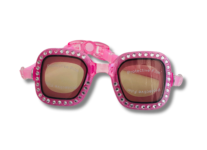 Bling2o Piazza Pink Vibrancy, Anti Fog, No Leak, Non Slip and UV Protection Kids Swim Goggles