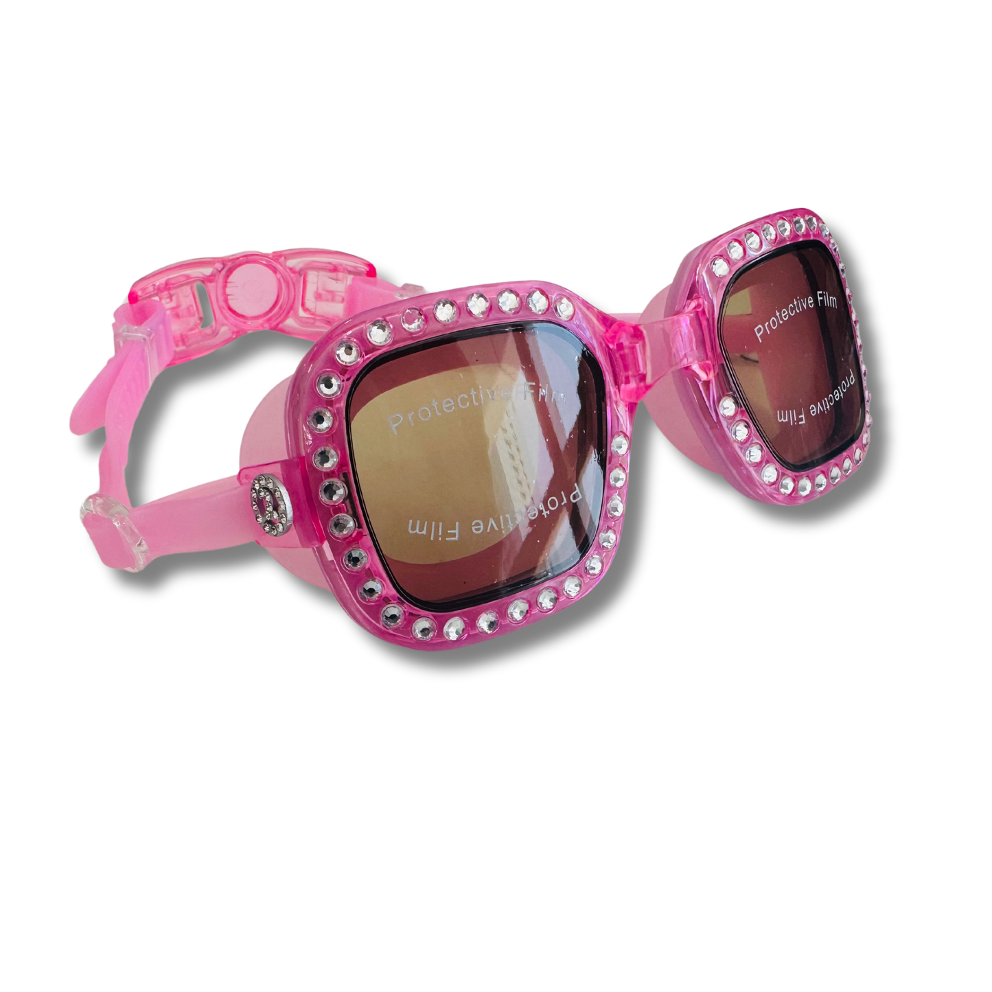 Bling2o Piazza Pink Vibrancy, Anti Fog, No Leak, Non Slip and UV Protection Kids Swim Goggles