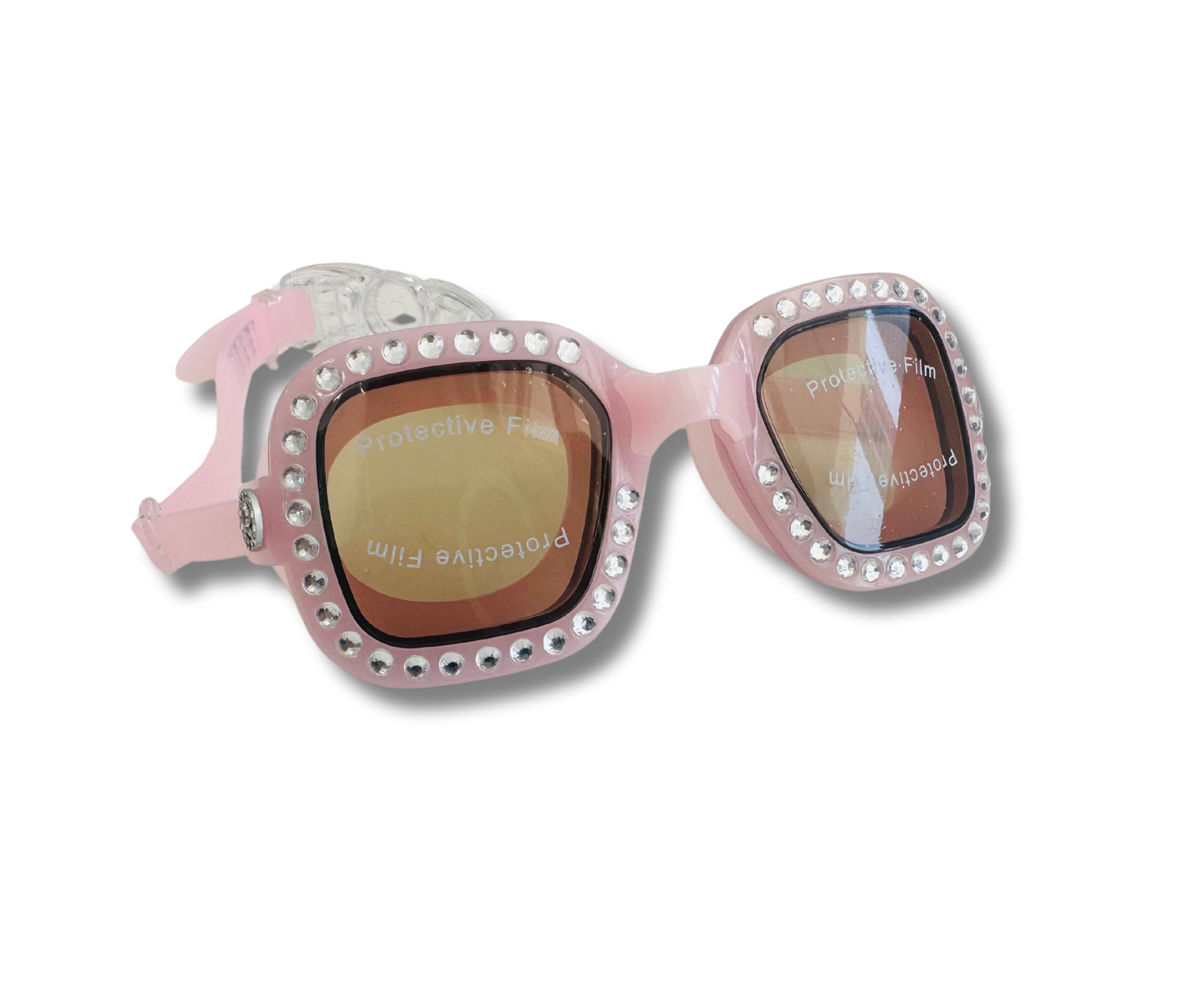 Bling2o Rose Quartz Vibrancy, Anti Fog, No Leak, Non Slip and UV Protection Kids Swim Goggles