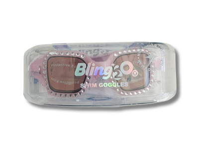 Bling2o Rose Quartz Vibrancy, Anti Fog, No Leak, Non Slip and UV Protection Kids Swim Goggles