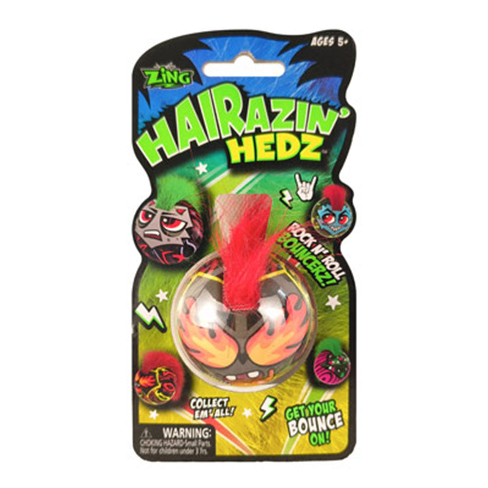 Zing Hairazin Hedz Armeez Stretchy Sticky Figures Bounce & Connect Collectibles, Assorted Colours, Interactive Sensory Toy for Kids Ages 5+