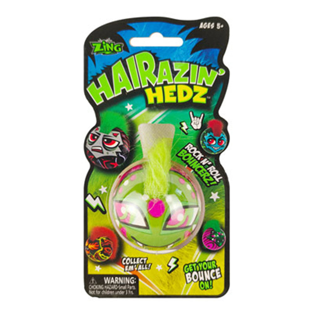 Zing Hairazin Hedz Armeez Stretchy Sticky Figures Bounce & Connect Collectibles, Assorted Colours, Interactive Sensory Toy for Kids Ages 5+