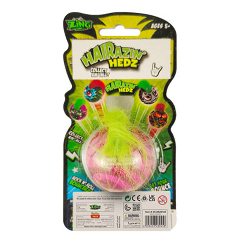 Zing Hairazin Hedz Armeez Stretchy Sticky Figures Bounce & Connect Collectibles, Assorted Colours, Interactive Sensory Toy for Kids Ages 5+