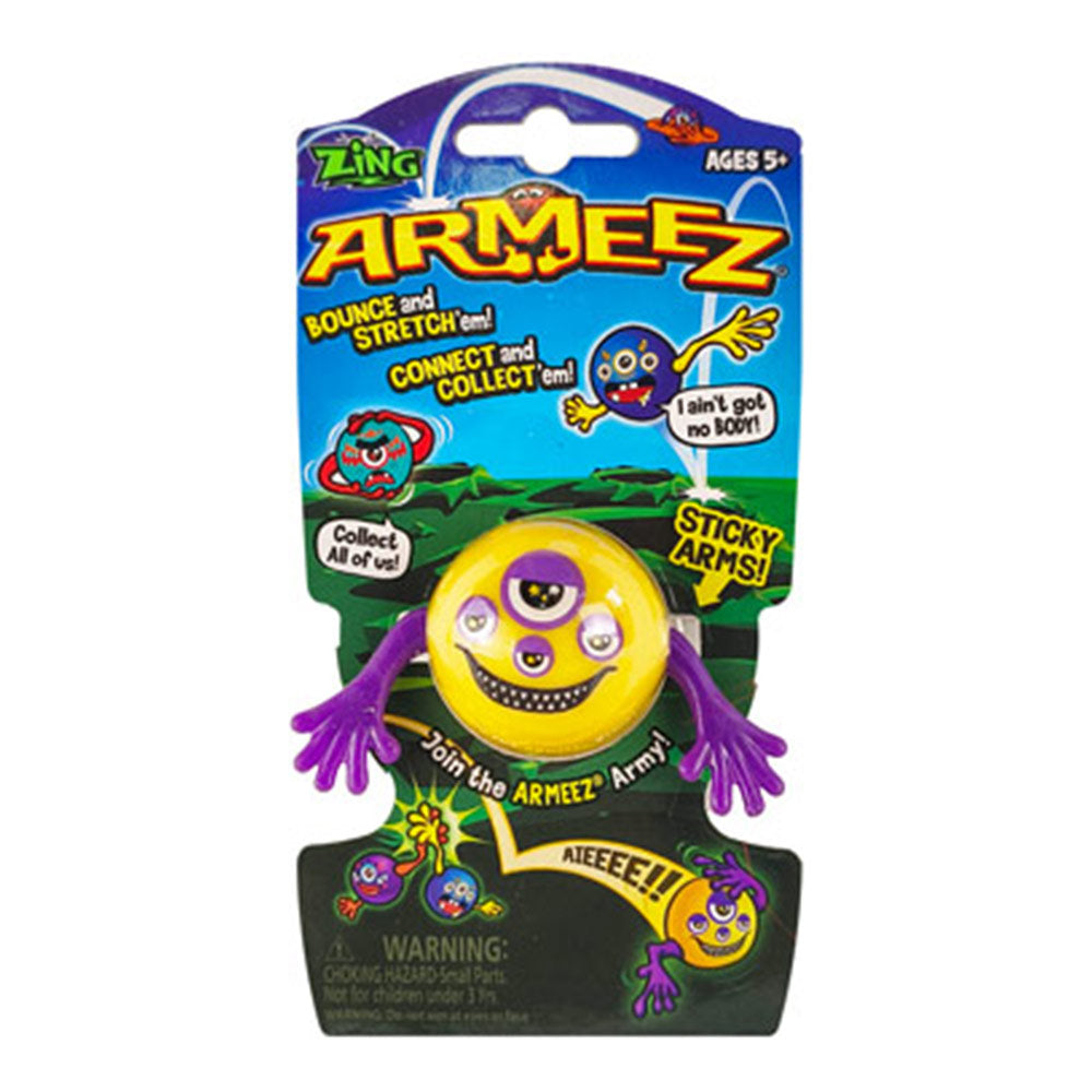 Zing Hairazin Hedz Armeez Stretchy Sticky Figures Bounce & Connect Collectibles, Assorted Colours, Interactive Sensory Toy for Kids Ages 5+
