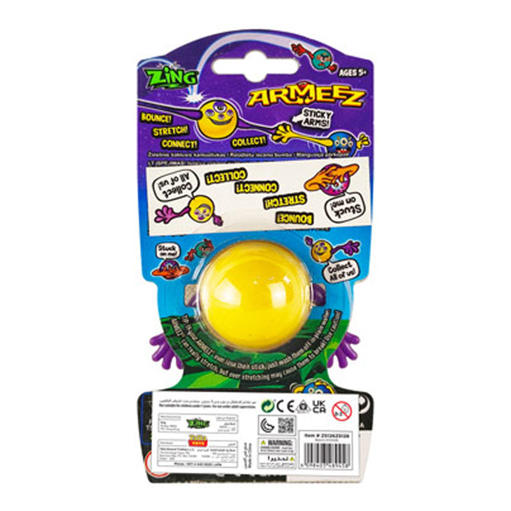 Zing Hairazin Hedz Armeez Stretchy Sticky Figures Bounce & Connect Collectibles, Assorted Colours, Interactive Sensory Toy for Kids Ages 5+