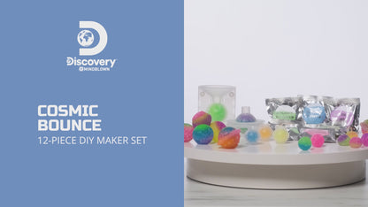 Discovery Mindblown DIY Cosmic Bounce Glow in the Dark 12 Pieces Set