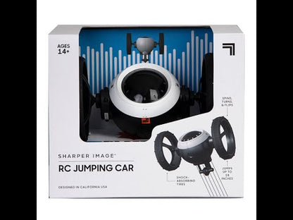Sharper Image RC Jumping Car Toy with One Handed Remote Control