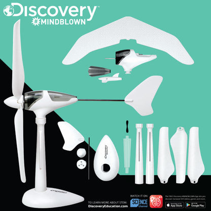 Discovery Mindblown STEM DIY Wind Turbine Glider Kit