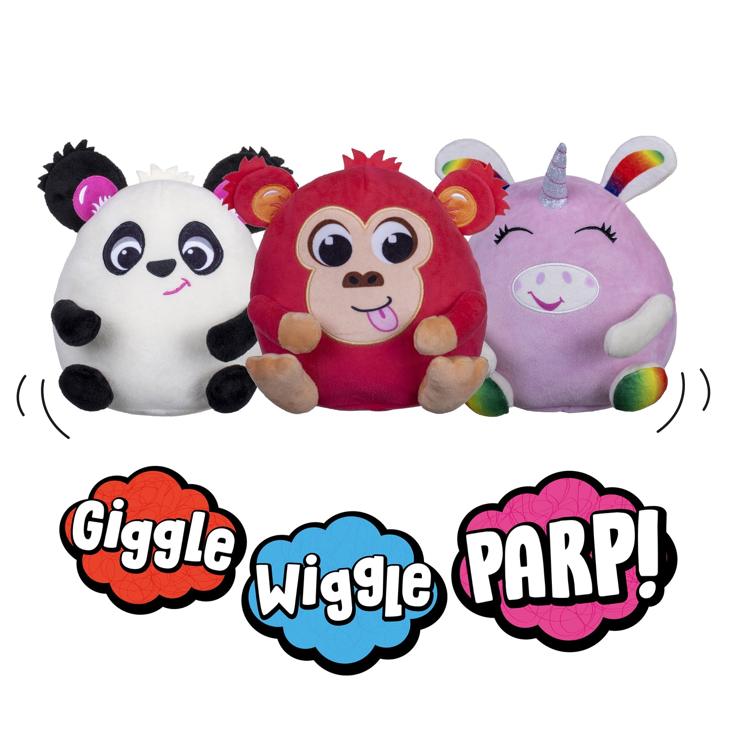 Panda - Windy Bums Cheeky Wiggly Jiggly Giggly Plush Toy for Kids